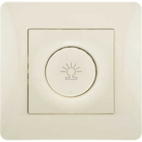Диммер GUSI ELECTRIC Ugra 500 W, СУ, бежевый С11Д6-003