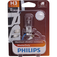 Автолампа PHILIPS H3, 70 PK22s MASTER DUTY 24V 1,10,100 HIT замена P-13336HD 13336MDB1