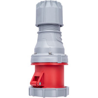 Кабельная розетка PCE 125А 400V 3P+N+E IP67 245-6