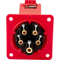 Встраиваемая розетка PCE 16А 400V 3P+N+E IP44 315-6
