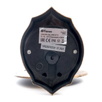 Садово-парковый светильник FERON 60W 230V E27 IP44 черное золото, PL6302 11898