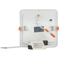 Светодиодный квадратный светильник ЭРА LED 2-12-4K 12W 220V 4000K Б0017491