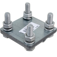 Крестовой соединитель с разделительной пластиной DKC 57x57 мм NG3102