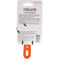 Разводной ключ c короткой ручкой Sturm 155мм 1045-28-155