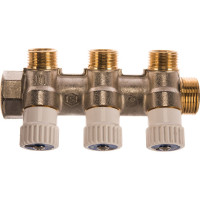 Распределительный коллектор STOUT 3/4, 3 отвода 1/2 SMB 6851 341203 RG008SFVPKN72K