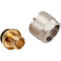 Компрессионный фитинг для труб PEX STOUT 20х2,8х3/4 SFC-0020-002028 RG008P29KAAOR2