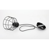 Металлический подвес ЭРА PL9 BK E27, max 60W, d160 мм, черный Б0037456