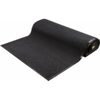 Ворсовый влаго-грязезащитный коврик-дорожка ЛАЙМА 120х1500 см, толщина 7 мм, черный, 602883