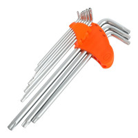 Набор ключей PATRIOT SKТ-9EL, TORX, экстра длинные, T10-T50, CRV, 9 шт 350002005