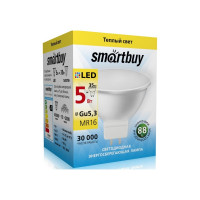 Светодиодная лампа Smartbuy LED Gu5,3-05W/3000 SBL-GU5_3-05-30K-N