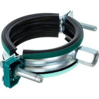 Хомут оцинкованный KSB2 с EPDM, M8/10, 60-64 мм КОНКРЕП 3396064