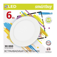 Встраиваемый светильник Smartbuy LED DL 6w, 6500K, IP20 SBL-DL-6-65K