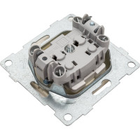 Механизм розетки GUSI ELECTRIC Bravo 1-ой б/з с з/ш, СУ, 16А, 250В, бежевый С10Р2-003