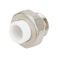 Разъемная муфта с наружной резьбой Политэк ПП 20х1 9800002001