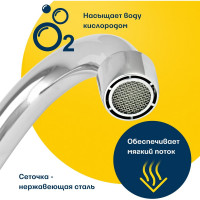 Двуручный смеситель Eleanti ELT6010 для мойки 0402.884