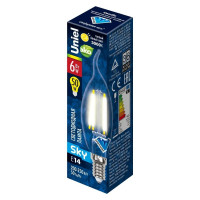 Светодиодная лампа Uniel LED-CW35-13W/4000K/E14/CL PLS02WH UL-00005904