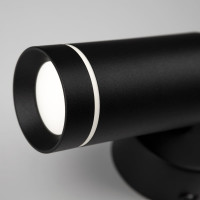 Настенный светодиодный светильник Elektrostandard Glory SW черный a043957