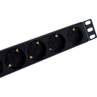 Блок розеток TWT 19 9 шт. без выключателя, 16A 250V, шнур питания 3.0 м PDU19-16A9P-3.0