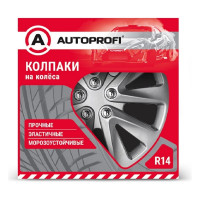 Колпаки на колёса AUTOPROFI комплект из 4 шт, размер 14, 350мм WC-2030 SILVER 14