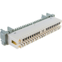 Размыкаемый плинт TWT LSA-PLUS-PROFIL маркировка от 1 до 0 Eco под хомут и профиль LSA10P-DIS-10