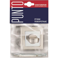 Поворотная ручка PUNTO BK6 QL SN/CP-3 матовый никель/хром 33229