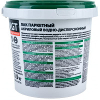Акриловый лак VGT для паркета и дерева внутри помещений, матовый 0,9 кг 11600176