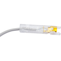 Патч-корд LANMASTER 110 тип-110 тип, 1 пара, 1.5 м, серый, LAN-P1-P1-1.5m