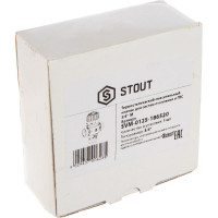 Термостатический смесительный клапан STOUT 3/4 НР, 30-65°С, KV 1.8 SVM-0125-186520 RG008TIGGRRJBK