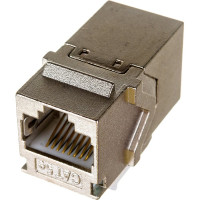 Повторитель портов RJ-45 LANMASTER экранированный, кат.5E, формата Keystone LAN-KCP45S5E