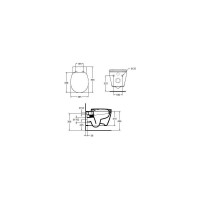 Чаша для унитаза подвесного Ideal Standard Connect E803501
