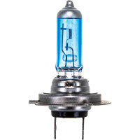 Автолампа SKYWAY H7, 12V, 55W, 1-контакт, xenon white+30, 4500K, спутник, 2 шт, ближний, дальний свет, противотуманные фары S09101049