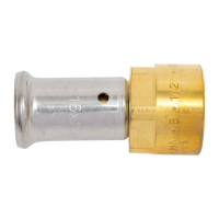 Муфта-пресс HENCO латунь, ВР 16x1/2, 18P-1604