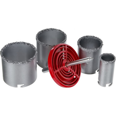 ПРАКТИКА Набор коронок с твердосплавным зерном Мастер 4 шт 910-270