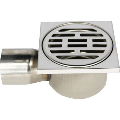 MPF Трап мет. угловой 10х10 см гидрозатвор ИС.110445