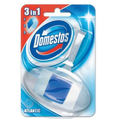 DOMESTOS Освежитель WC твердый 40 г, Атлантик, основной блок 602271