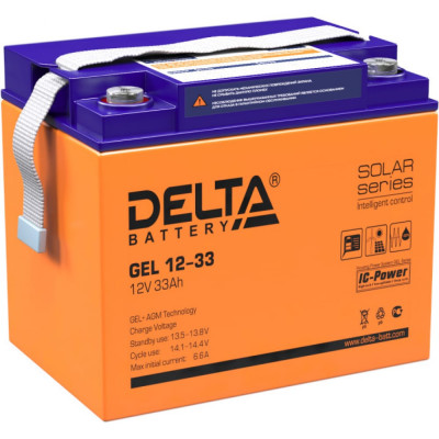 Аккумулятор DELTA GEL 12-33