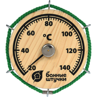 Банные штучки Термометр Штурвал 14х14х2 см для бани и сауны / 10 18054