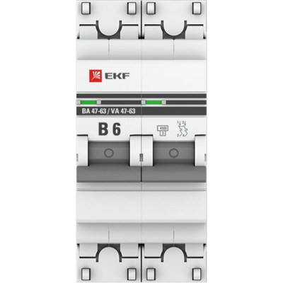 Автоматический выключатель EKF ВА 47-63 PROxima mcb4763-2-06B-pro