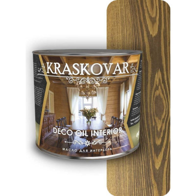 Kraskovar Масло для интерьера Deco Oil Interior Орех 2,2л 1115