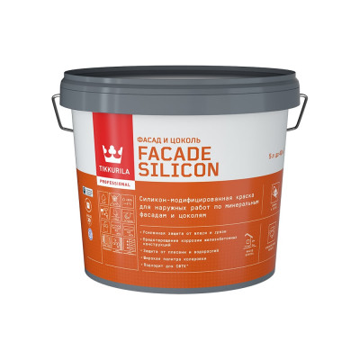 Акриловая краска для фасадов и цоколей Tikkurila Facade Silicon 700011479