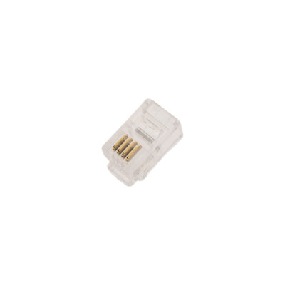 Cablexpert Вилка телефонная контакты 100шт 3m RJ-9 MP-4p4c