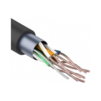 PROCONNECT Кабель витая пара FTP 4PR 24AWG, CCA, CAT5e, наружный OUTDOOR, бухта 305 м 01-0146-3