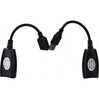 VCOM Адаптер-удлинитель USB-AMAF/RJ45, по витой паре до 45m , CU824 CU824