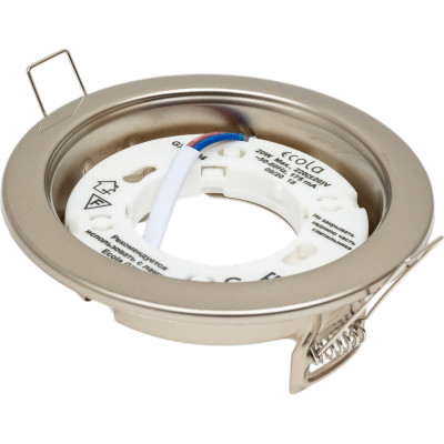 Ecola GX53 H4 светильник встраив. без рефл. Жемчуг 38x106 /к+/ SP53H4ECB