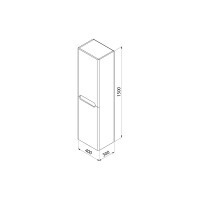 IDDIS Пенал подвесной, 40 см, Edifice, EDI40W0i97