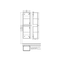 IDDIS Пенал подвесной, 40 см, Edifice, EDI40W0i97