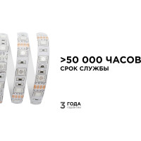 Светодиодная лента Apeyron в блистере, 12В, 14,4Вт/м, smd5050, 60д/м, IP65, подложка 10мм, 1м, RGB 260BL