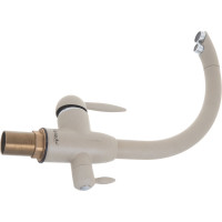 Смеситель для кухни G-lauf с биканальным изливом, песочный GOP18-A093KS