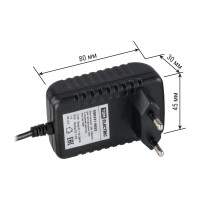 Блок питания для светодиодных лент и модулей 12v 12Вт TDM ELECTRIC 12В, IP20, адаптер, пластик SQ0331-0052