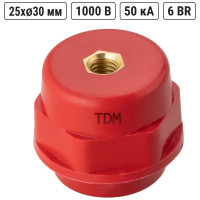 Силовой изолятор TDM ELECTRIC SM25 Н25хD27хМ6мм SQ0807-0001